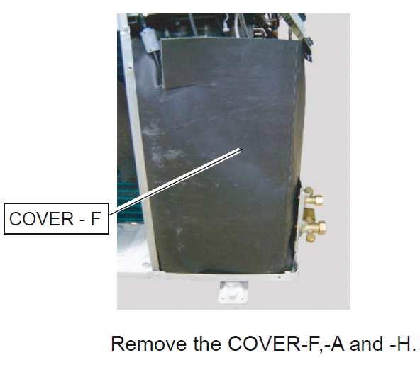 7.1.12 COMPRESSOR removal Precautions for exchange of compressor.