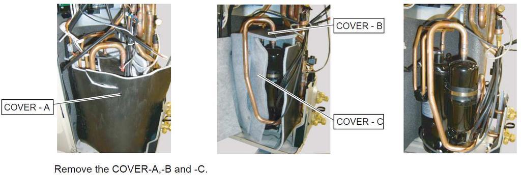 7.2.13 COMPRESSOR removal Precautions for exchange of compressor.