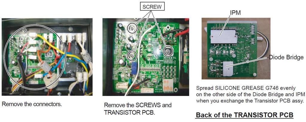 TRANSISTOR PCB removal