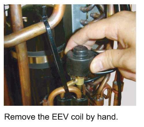 10 EEV COIL removal 7.1.11 PRESSURE SENSOR removal > Warning!