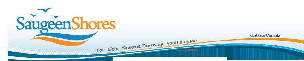 TOWN OF SAUGEEN SHORES OFFICIAL PLAN Adopted by Council: December 10, 2012 Approved by