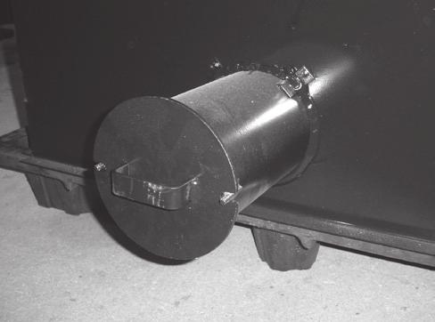 Ash Auger Tube Principles The ash auger tube is a six inch diameter tube that extends from the rear of the ash pan, to approximately four inches past the cladding of the HEATMOR.