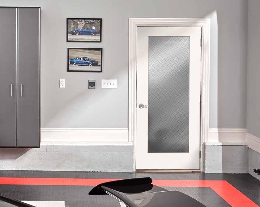Diamond Plate EXTERIOR STEEL DOORS Our diamond plate exterior steel door is perfect for multiple applications.