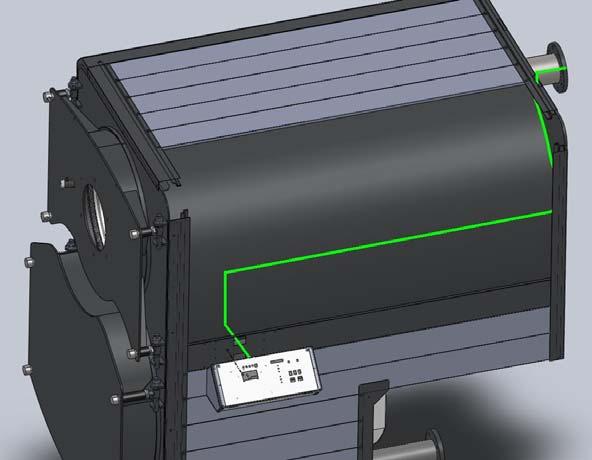 The panel must be fixed to the corresponding stave (1) which has pre-prepared holes for the screws and slots for the