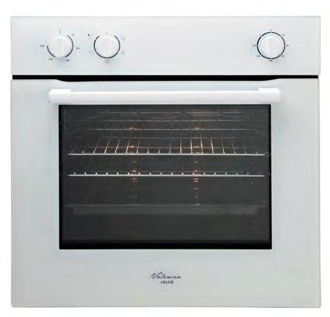 The oven door can be easily removed for cleaning by simply unclipping the inner glass or hinges on the base of the door.