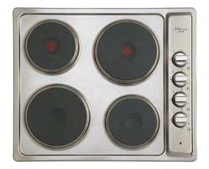 cooktop Solid EGO elements for easy cleaning 4 rapid elements 6