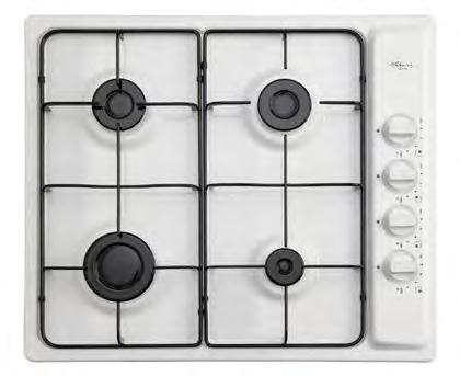 Stainless steel cooktop GAS COOKTOP STAINLESS STEEL GAS COOKTOP WHITE EPZ4GSXV 60CM EPZ4GWH 60CM Stainless steel cooktop 4 gas burners