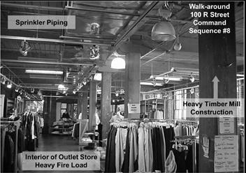 Command Sequence 7 Slide 4-48 OUTLET STORE INTERIOR, HEAVY FIRE