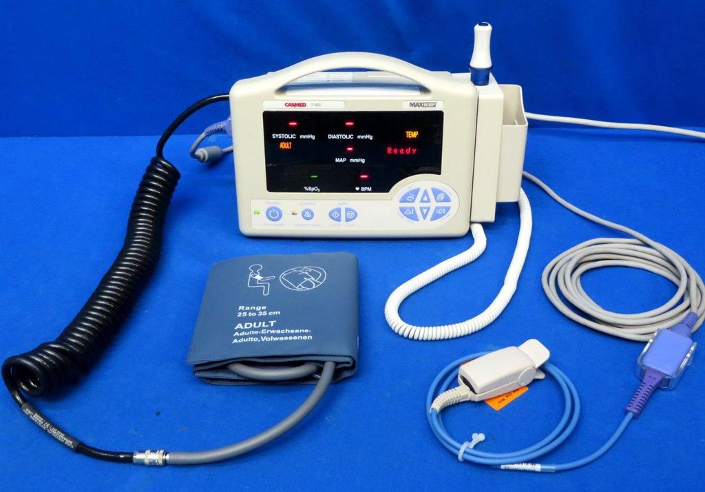 CAS Medical System Blood Pressure, Pulse, Oxygen Level, Temperature, Automatic