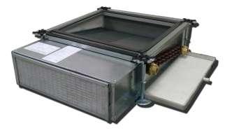 Figure 9 - Fan-coil for underfloor installation (Model VP) Air conditioning machines In order to diffuse high volumes of air into the underfloor plenum, CBI Climate has develop an Air Handling Unit