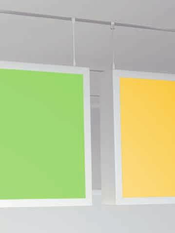 Baffle Colour offers a large range of design options.