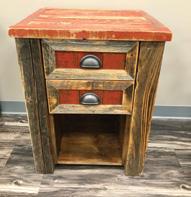 Night Stand This handsome redwood nightstand would go great with any