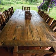 Modern Rustic Table This reclaimed wood Kitchen table will take your home to the next level.