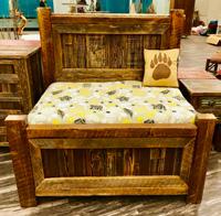 Captain Chair CW-CHAIR Rustic Trim Bed A bed is where you lay your head