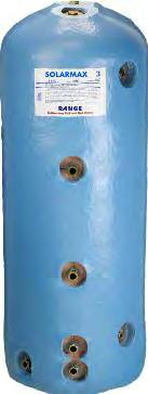 VENTED COPPER HOT WATER CYLINDERS SOLARMAX HERCAL For use with solar collectors for domestic hot water.