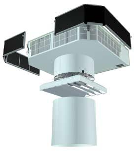 Ceiling-mounted fan heaters for hot. with built-in control equipment Accessories Product Range Degree of protection Room sensor TG-R430 With setpoint adjustment.