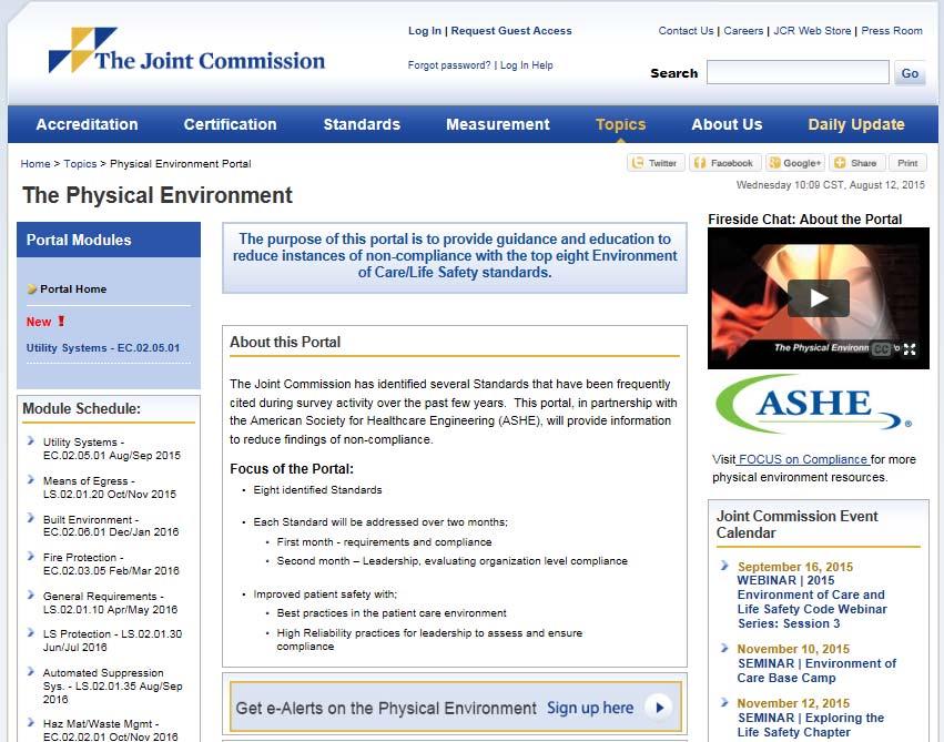 TJC Connect: intranet site Leading Practice Library: Resources and Tools E-alerts: via emails Perspectives: monthly publication