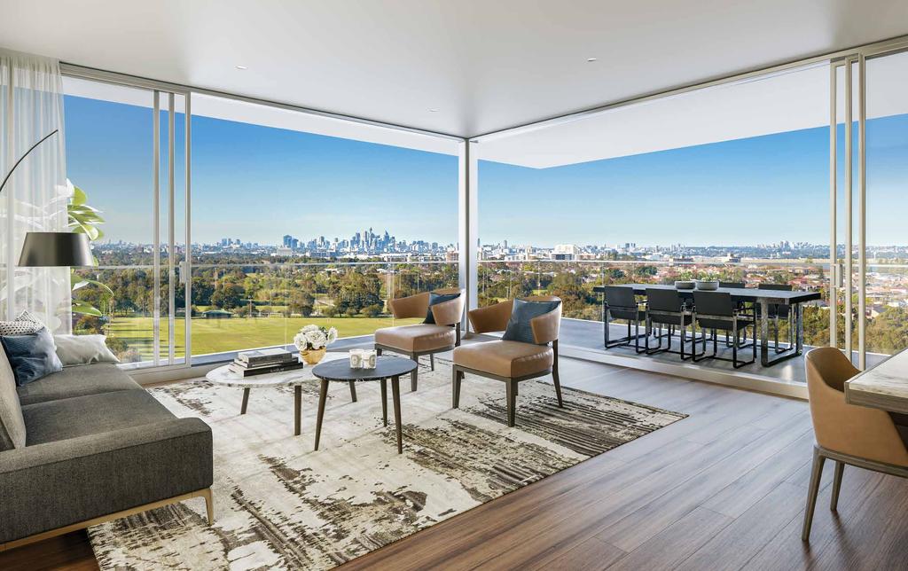 SCENIC SYDNEY LIVING APARTMENTS From here the views are breathtaking.