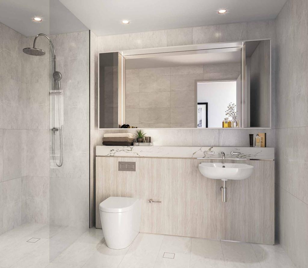 CALM AND INVITING BATHROOMS Relax and replenish in Ramsgate Park s elegant ensuites and bathrooms.