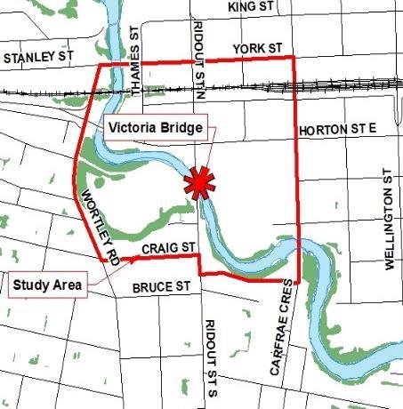 Executive Summary 1. Introduction APPENDIX A The City of London (the City) has completed a Municipal Class Environmental Assessment (Class EA) study for Victoria Bridge on Ridout Street South.