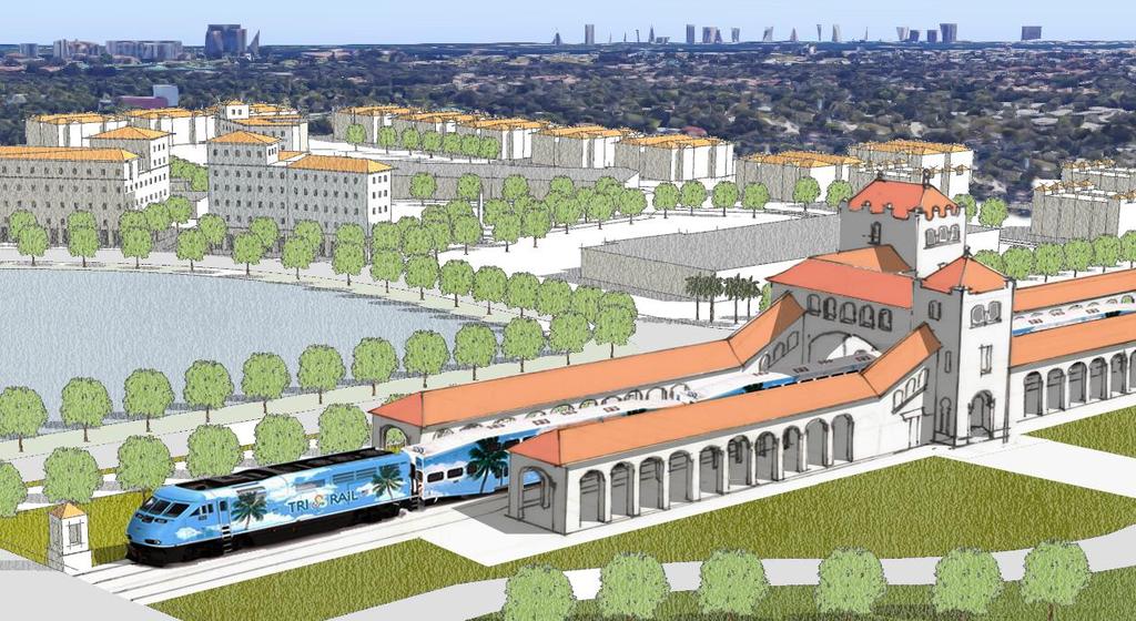 Palm Beach Gardens Station Area Plan Suburban to Urban Example