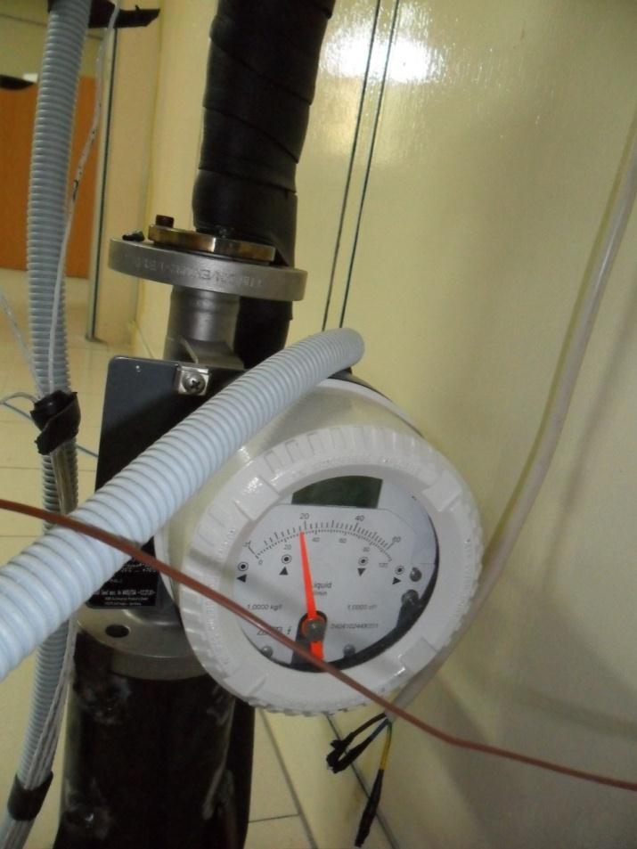 Figure 3. 7: Flow meter settings in the air conditioner unit. 3.2.1.