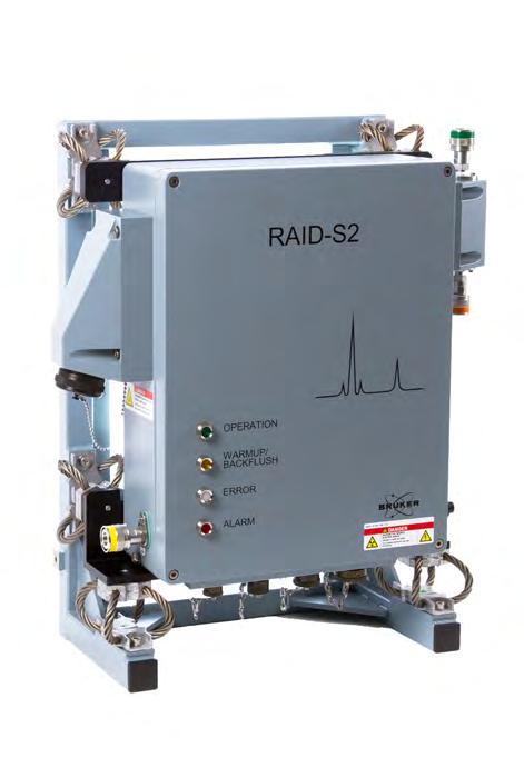 Equipped with a new combined CWA/TIC library, and using the acclaimed Bruker interference rejection algorithms, RAID-S2plus provides fast detection of multiple chemical threats, with substance