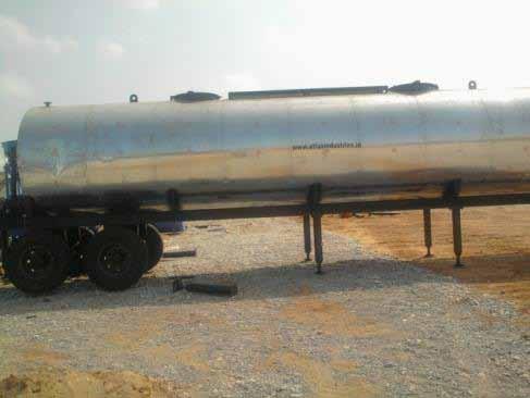 - LDO + Bitumen tank + Lime filler on one chassis with
