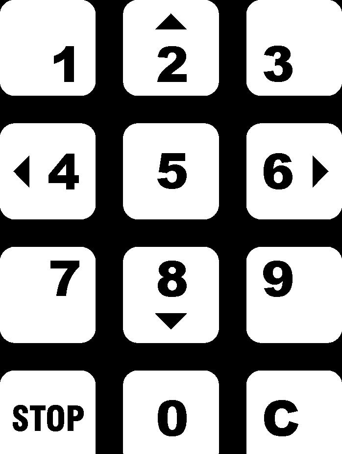 Control panel 10 2.3. KEYBOARDS Numerical keyboard: Used for selecting programs, introducing values... 0.