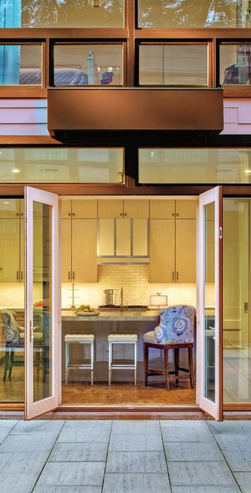 Pinnacle Out-swing Patio Door When space is at a premium, an out-swing is the perfect solution.