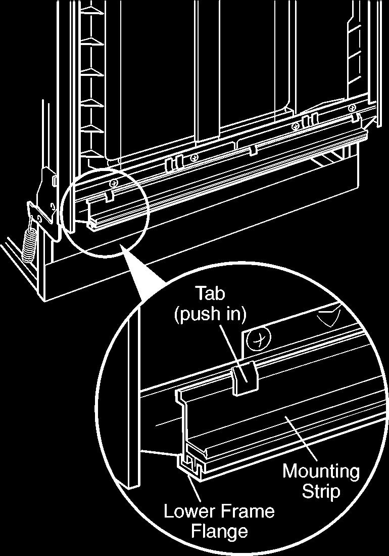 4. Pull the bottom of the outer door panel outward and slide it down approximately ¼ to ½. The panel will then be free for removal. (Fig.