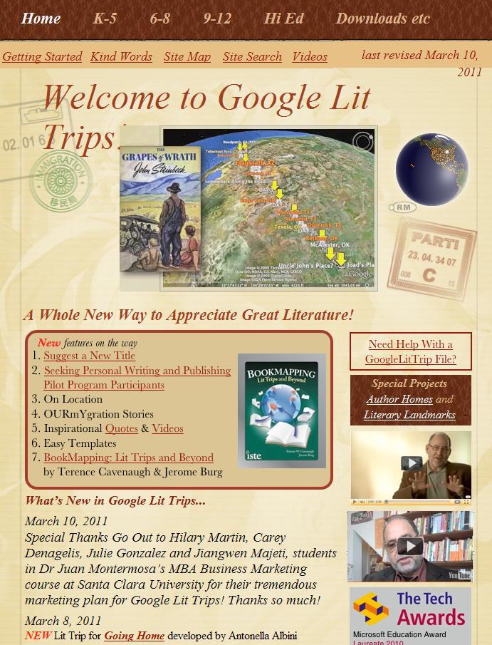 Google Lit Trips Big Two-Hearted