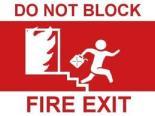 o As required by the Fire Department, signs shall be provided designating Fire Access /No Parking o All existing Fire Lanes shall be enforced Access to Buildings: o Access to building exits,