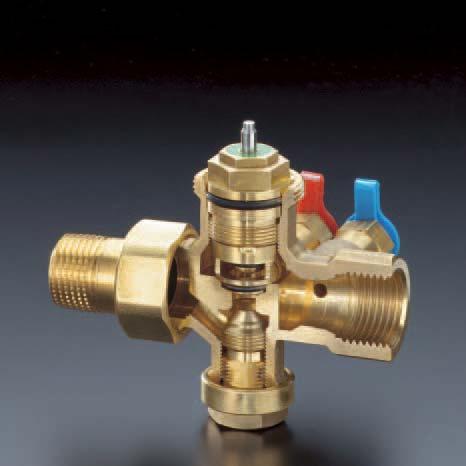 Regulating valve Cocon 1 Regulating valve Cocon for chilled and radiant ceilings (illustr.