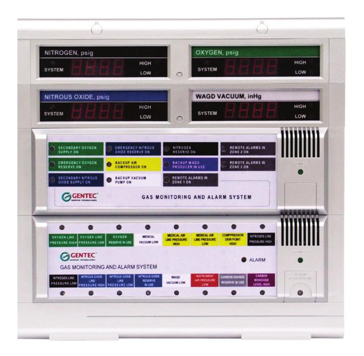 GUMACS TM Series Medical Gas Combination Alarm Flexibility of Module Placement GUMACS TM Series Combination Alarm GUMACS TM Series Combination Alarm is CE marked and NFPA 99 compliant.