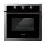OVENS TOT615 60cm Built in Oven 5 function electric oven 65L Net Capacity (70L gross) 10 level removable side racks Knob controls Triple glazed removable door TOC619 60cm Built in Oven 9 function