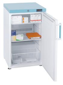 00 Medical refrigerators PE307C and PG307C Dimensions (hxwxd): 830 x 49 x 60mm Under counter refrigerator Gross capacity: 07 litres Net capacity: 03 litres Temperature range: + C to +8 C Door style: