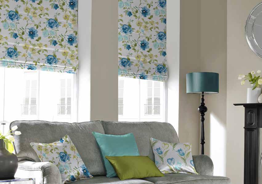 Roman Blinds Create a stunning focal point in