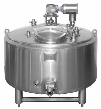 Dome Top Batch Pasteurizer Dome or Conical Tops are a popular option for tanks 200 gallons and larger.