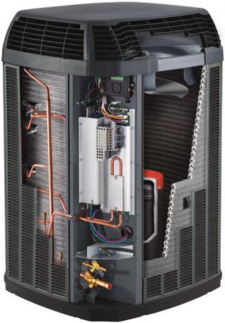 Integrated Fan System with its unique blade-down design improves airflow, enhances performance and reduces sound levels.