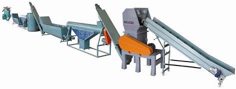 1. PE,PP film crushing and cleaning production line This line is mainly used to crush and recycle the waste plastics such as PP, PE, etc.