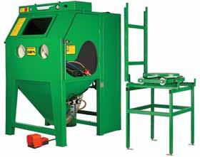 Special model ST CAB-110ST, CAB-135ST suction type blast cabinets Professional models for medium duty long lasting industrial use.