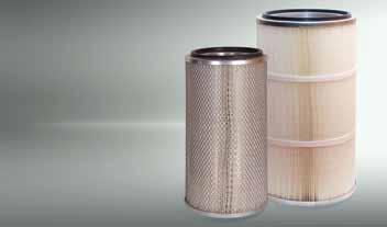 Filter cartridges for ECO/CAB Filters for cleaning of air pollution and dust in blast cabinets ECO/CAB. All Contracor blast cabinets CAO/CAB types are equipped with cartridge type air filters.
