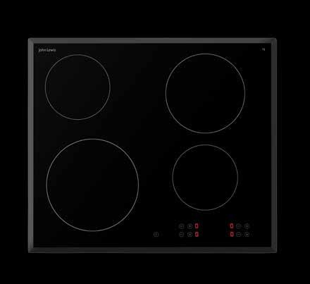 Its four, fast-heating cooking zones each have 12 power levels for accurate temperature control, and the heat indicators ensure it s clear to see if any hobs are still too hot to touch.