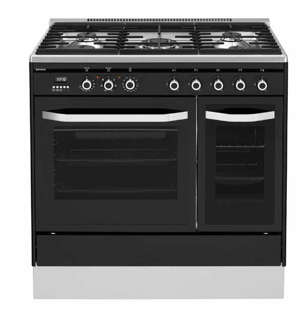 If you re cooking for a crowd, as well as the roomy main oven there s a smaller second oven that s perfect for extra capacity, or a great everyday option if you re preparing a meal for just one or