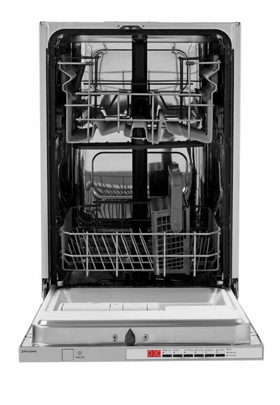 integrated slim-line dishwasher JLBIDW917 Stock number 887 10203 379 Because a compact kitchen shouldn t mean going without a dishwasher, our slim-line model squeezes the performance you need into an