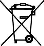 Annex 5 Symbol for marking electrical and electronic equipment The symbol for indication of separate collection of electrical and electronic equipment consists of a crossed-out wheeled-bin as