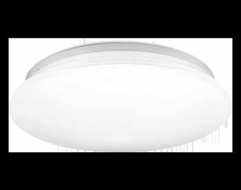 LED Ceiling Light Apollo Features Benefits Application New light sources with higher efficacy Also available with IP44 protection Choice of warm or cool white light Easy installation on wall or