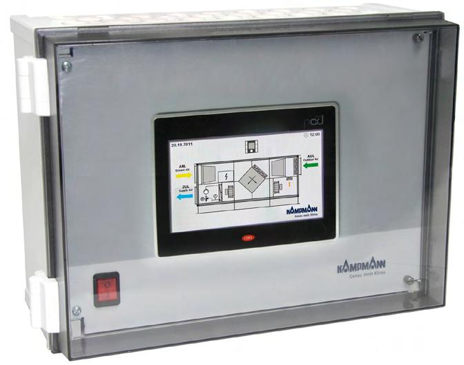 KaControl fresh air panel The KaControl fresh air panel provides an all-purpose control solution for Airblock FG, as a recirculation air or fresh air system, optionally combined with exhaust air