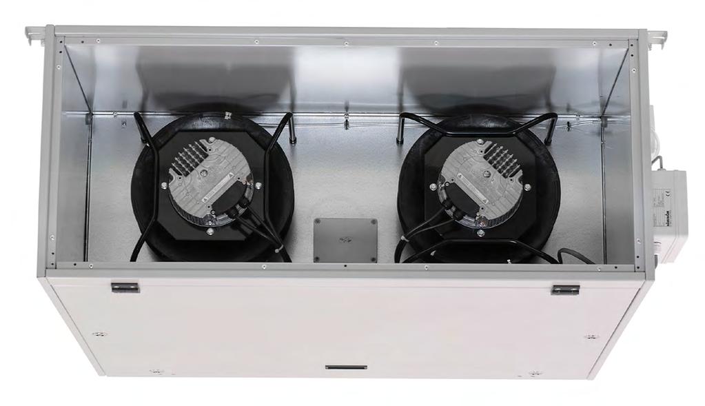 Twice as powerful with Twin technology Twin technology helps to ensure optimised air flow and excellent power density from such a shallow design.